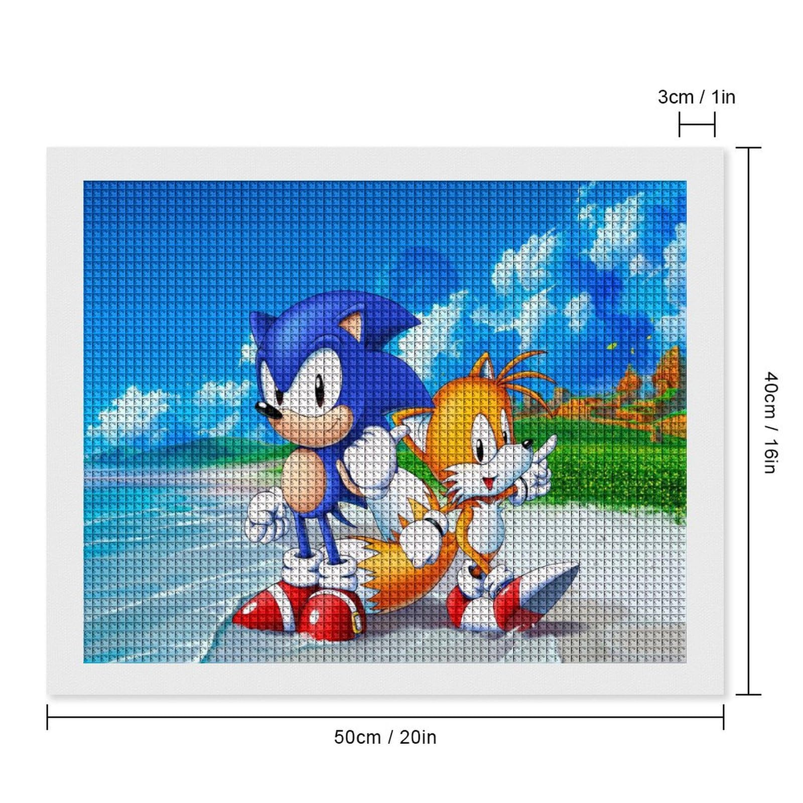 Amazon.co.jp: ソニック・ザ・ヘッジホッグ 5D ダイヤモンドの絵